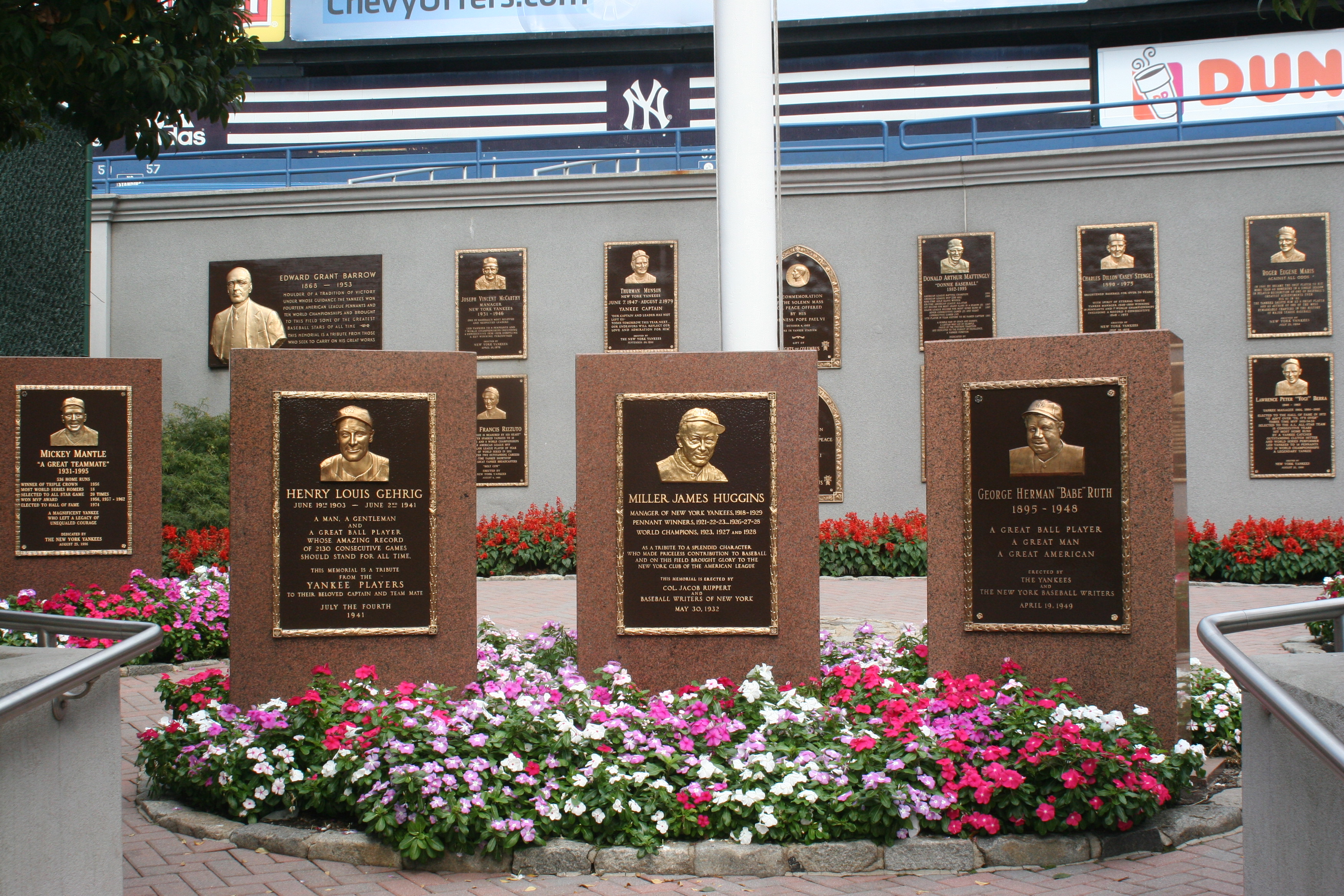 yankees stadium monument park